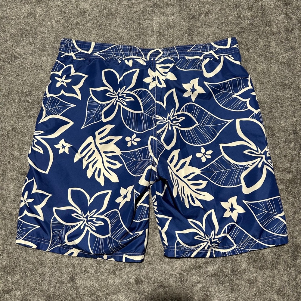 MLB Los Angeles Dodgers Floral Board Shorts Blue White Y2K Skater Size Medium - Picture 6 of 8